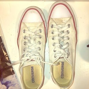 White Low Top Converse